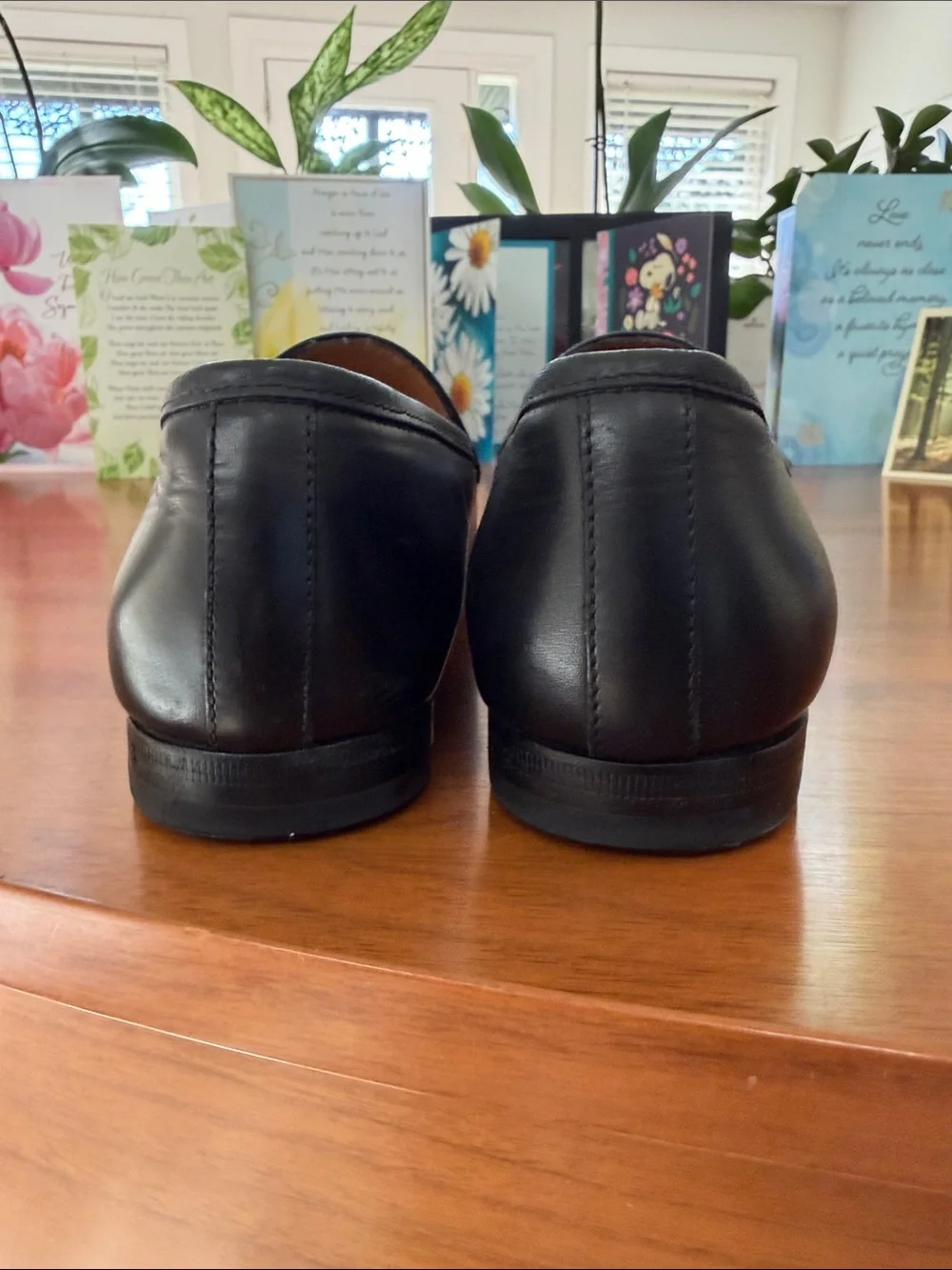 Gucci Black Leather Men’s Horsebit Loafers